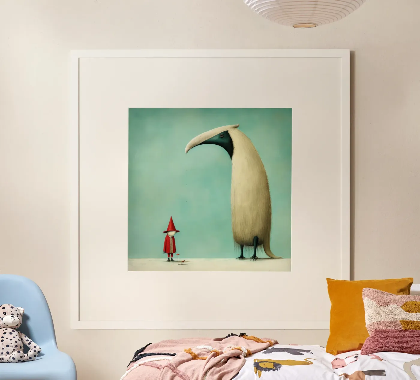 Minimale miereneter poster van Minimal Animal Art