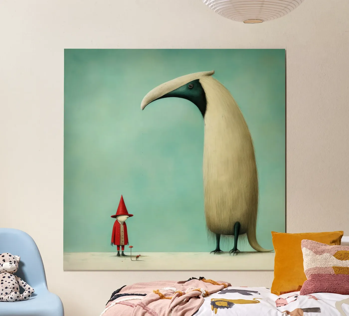 Minimale miereneter poster van Minimal Animal Art
