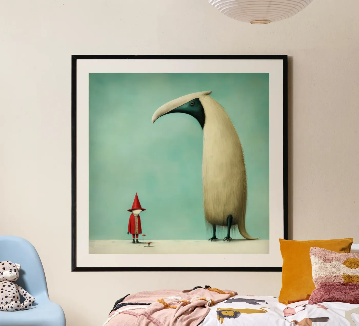Minimale miereneter poster van Minimal Animal Art