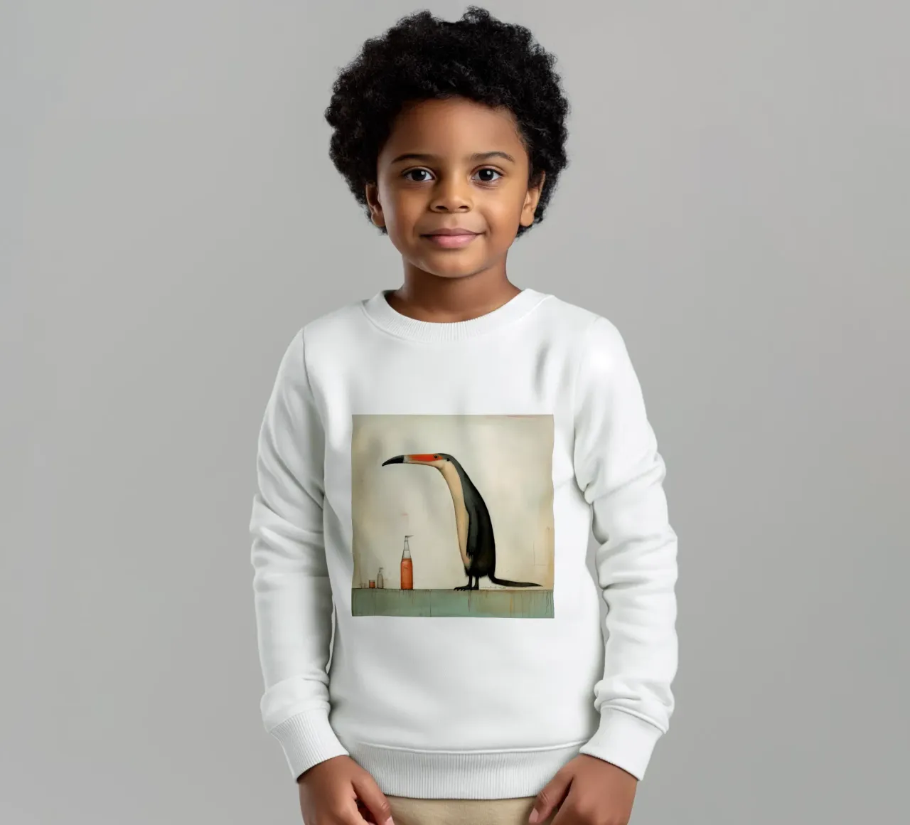 Formichiere minimo 3 felpa bambino da Minimal Animal Art