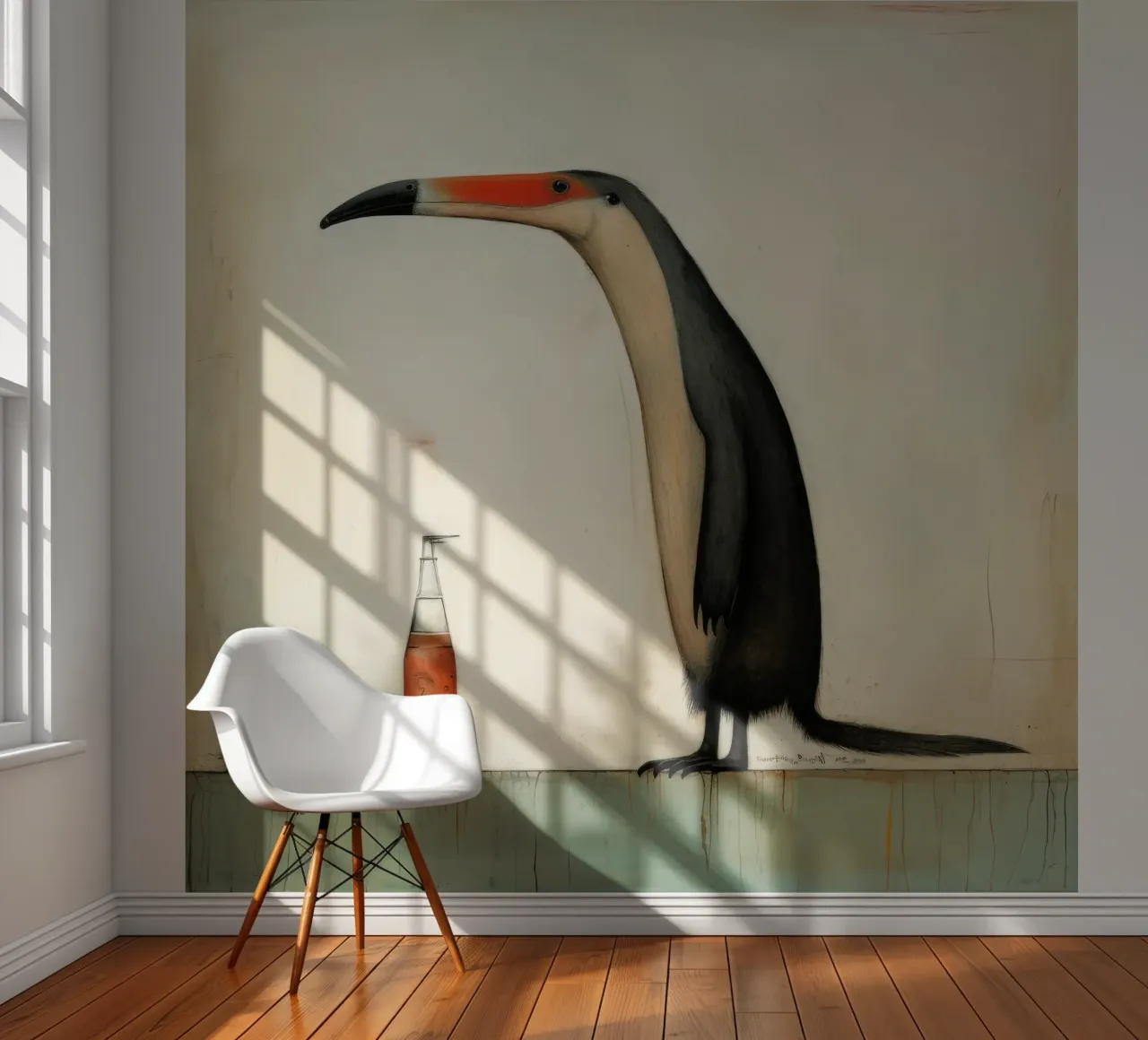 Minimal Anteater 3 photo wallpaper by Minimal Animal Art
