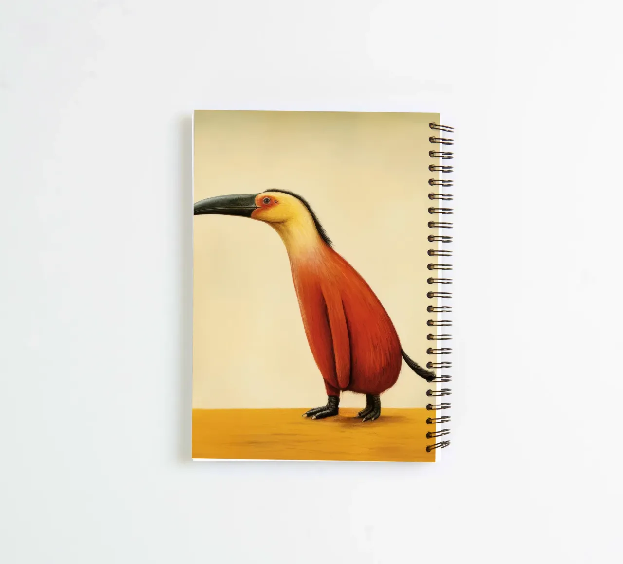 Minimal Anteater 4 spiral notebook by Minimal Animal Art