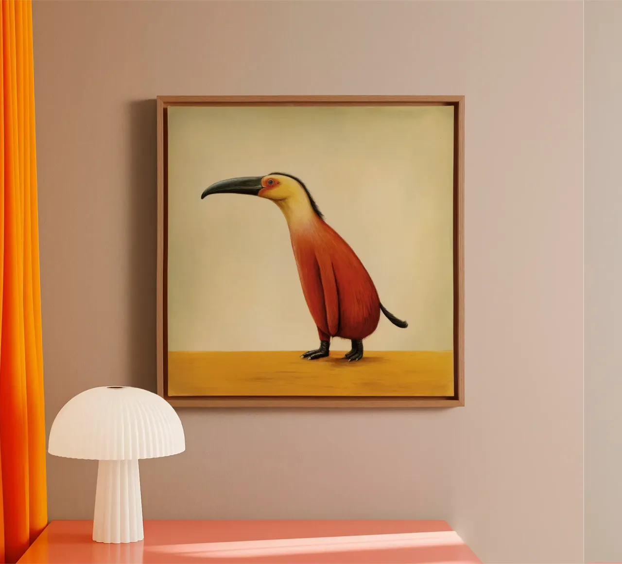 Formichiere minimo 4 tela con Cornice a cassetta da Minimal Animal Art
