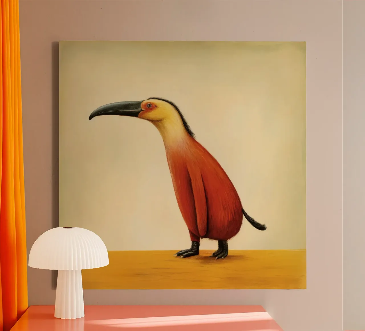Formichiere minimo 4 tela con Cornice a cassetta da Minimal Animal Art