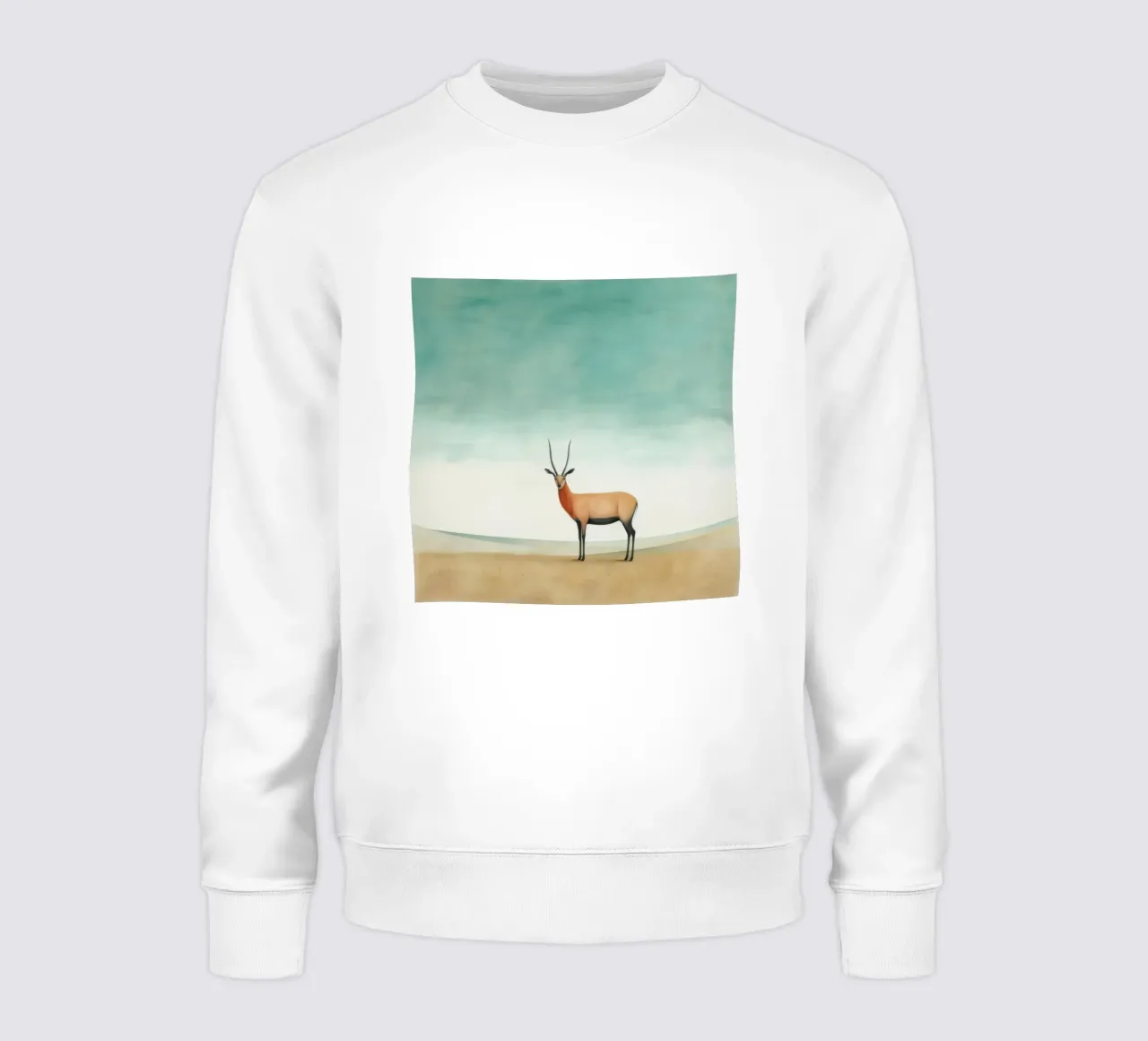 Antilope minima 2 felpa da Minimal Animal Art
