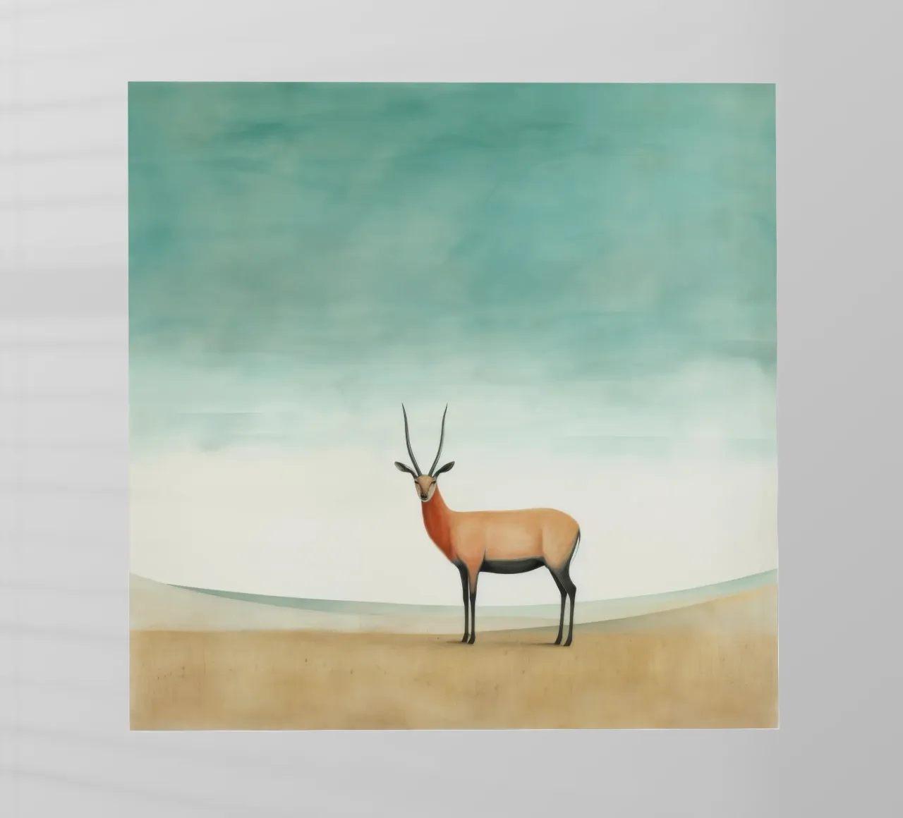 Antilope minima 2 pellicola backlit da Minimal Animal Art