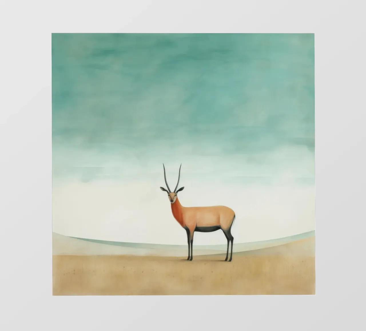Antilope minima 2 pellicola backlit da Minimal Animal Art