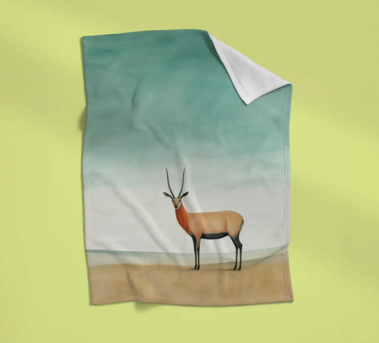 Antilope minima 2 coperta in pile da Minimal Animal Art