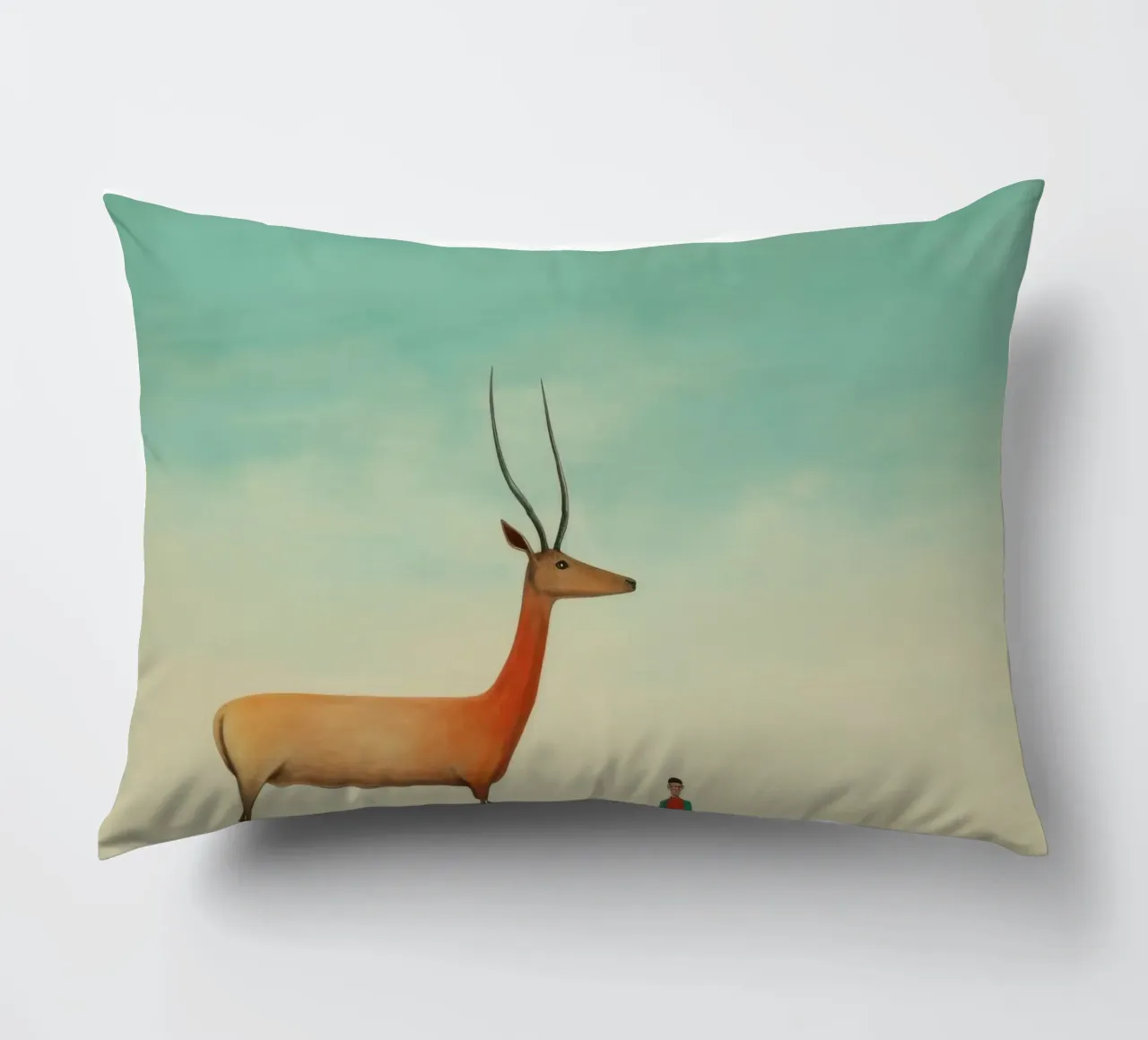 Antilope minima 3 cuscino da Minimal Animal Art
