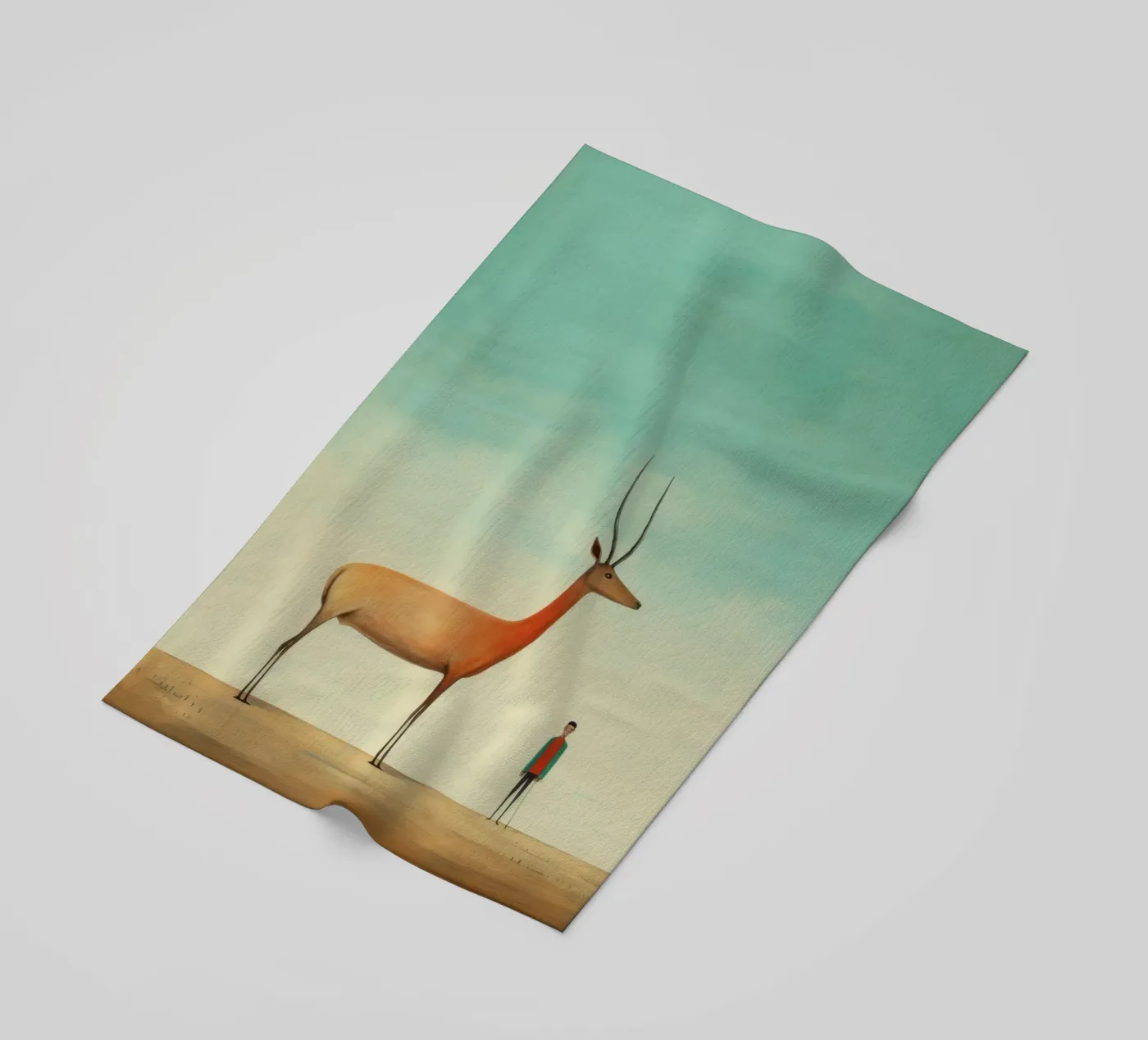 Antilope minima telo mare da Minimal Animal Art