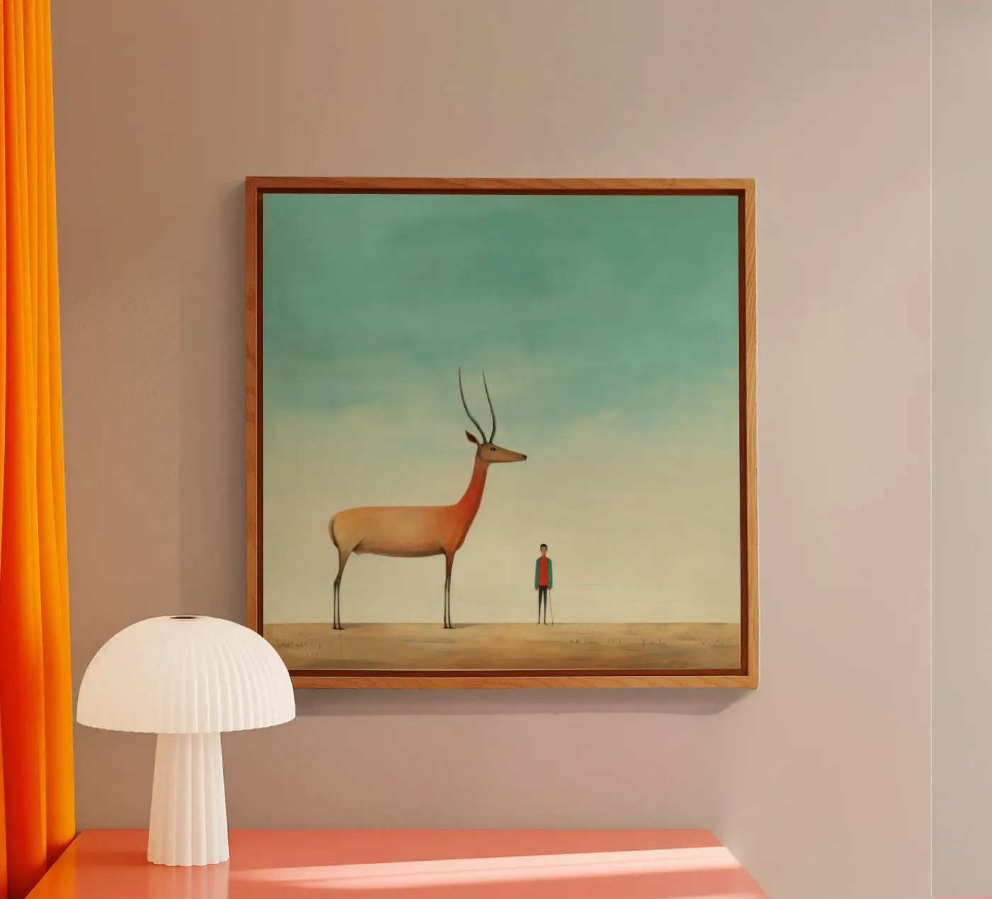 Minimal Antelope plexiglass da Minimal Animal Art