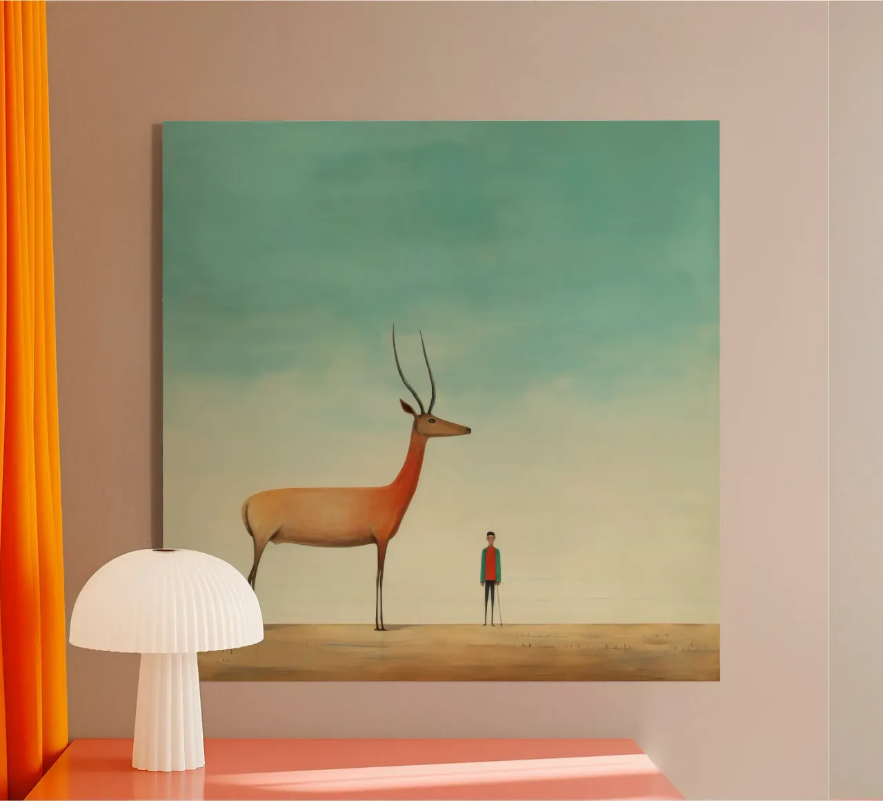 Antilope minima plexiglass da Minimal Animal Art