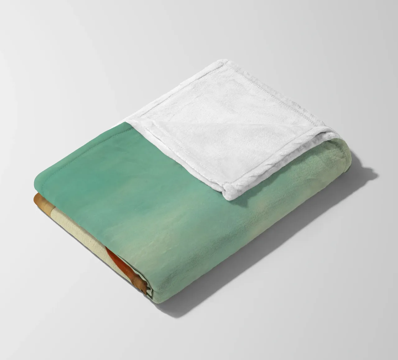 Minimal Antelope 3 fleece blanket by Minimal Animal Art