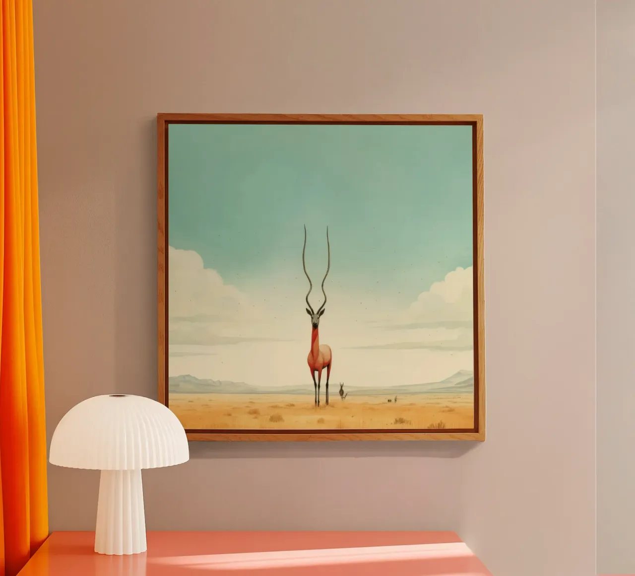 Antilope minima 4 plexiglass da Minimal Animal Art