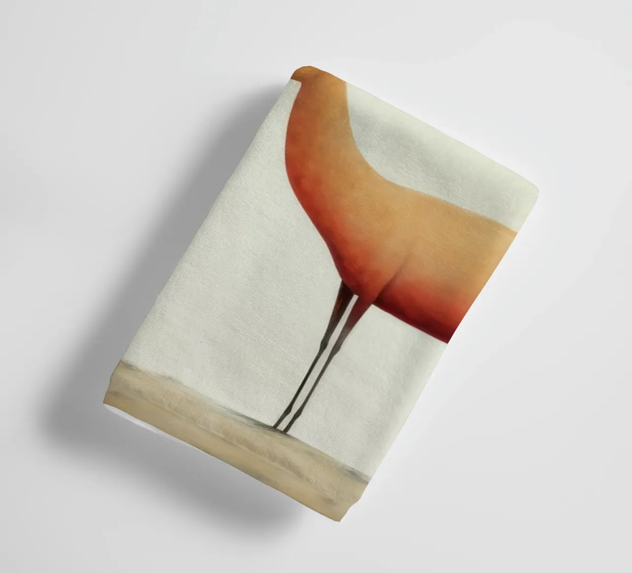 Minimal Antelope 1 towel by Minimal Animal Art