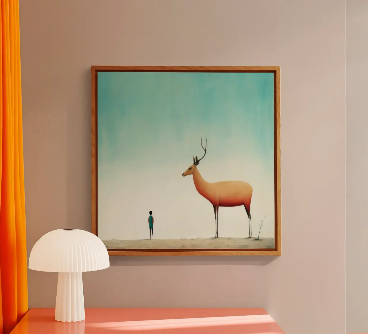 Antilope minima plexiglass da Minimal Animal Art