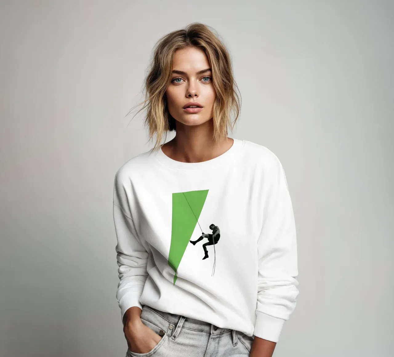 Abstieg II Sweatshirt von Cassia Beck Collage