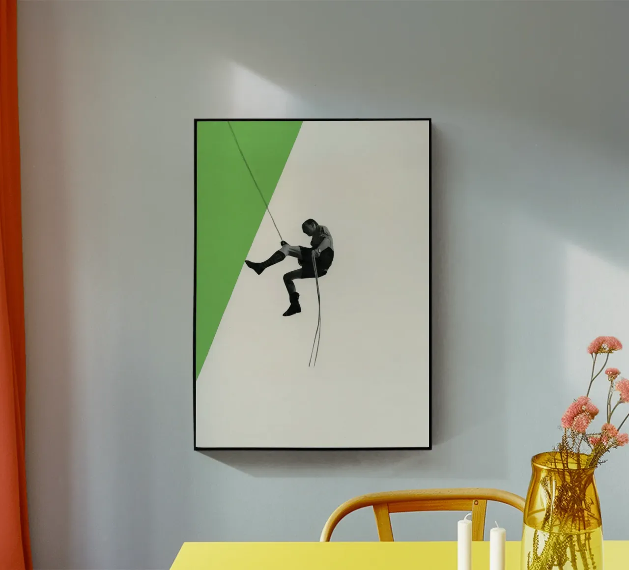 Discesa II plexiglass da Cassia Beck Collage