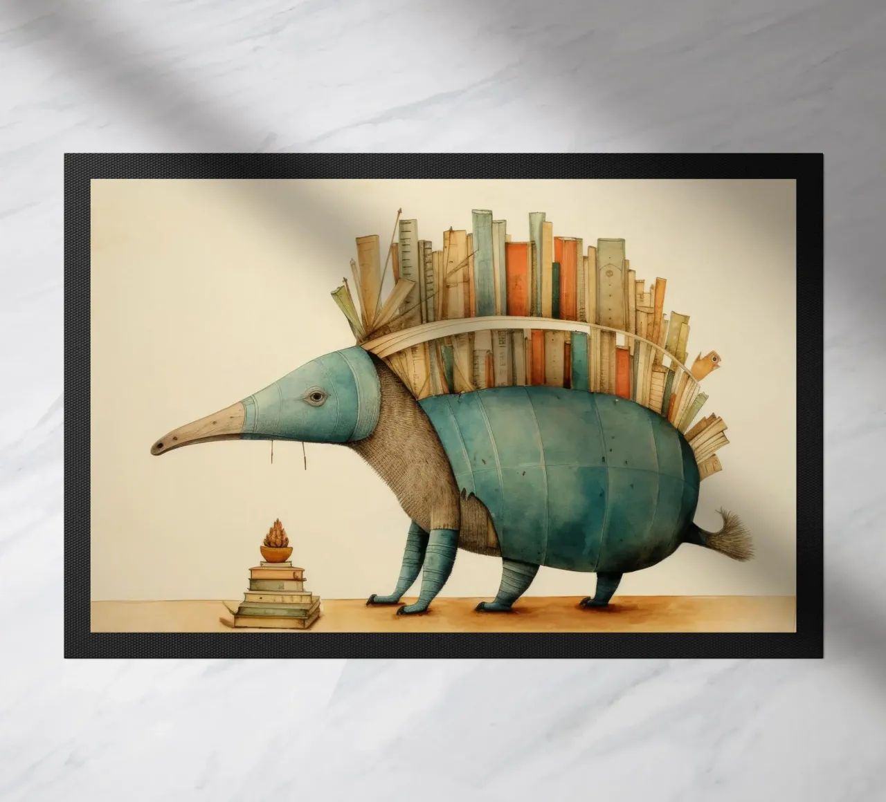 Armadillo minimale 2 zerbino da Minimal Animal Art