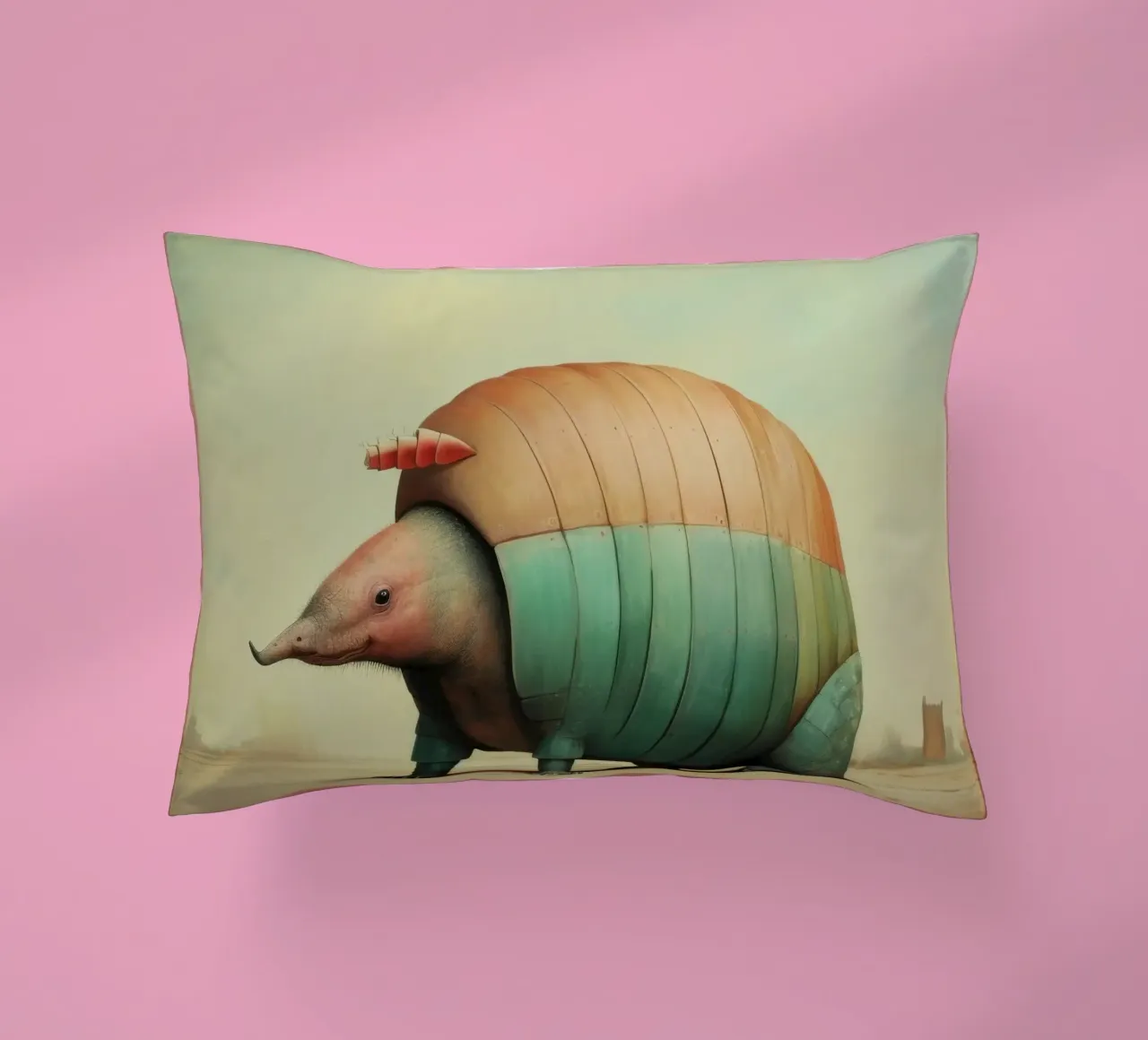 Armadillo minimale 3 cuscino da Minimal Animal Art