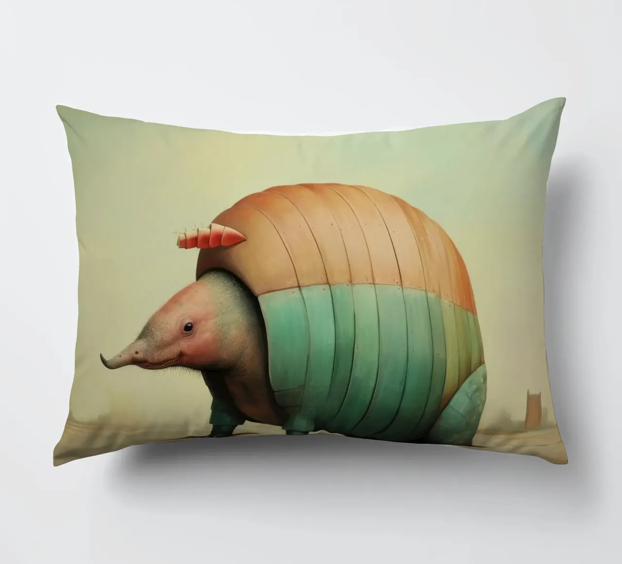 Armadillo minimale 3 cuscino da Minimal Animal Art