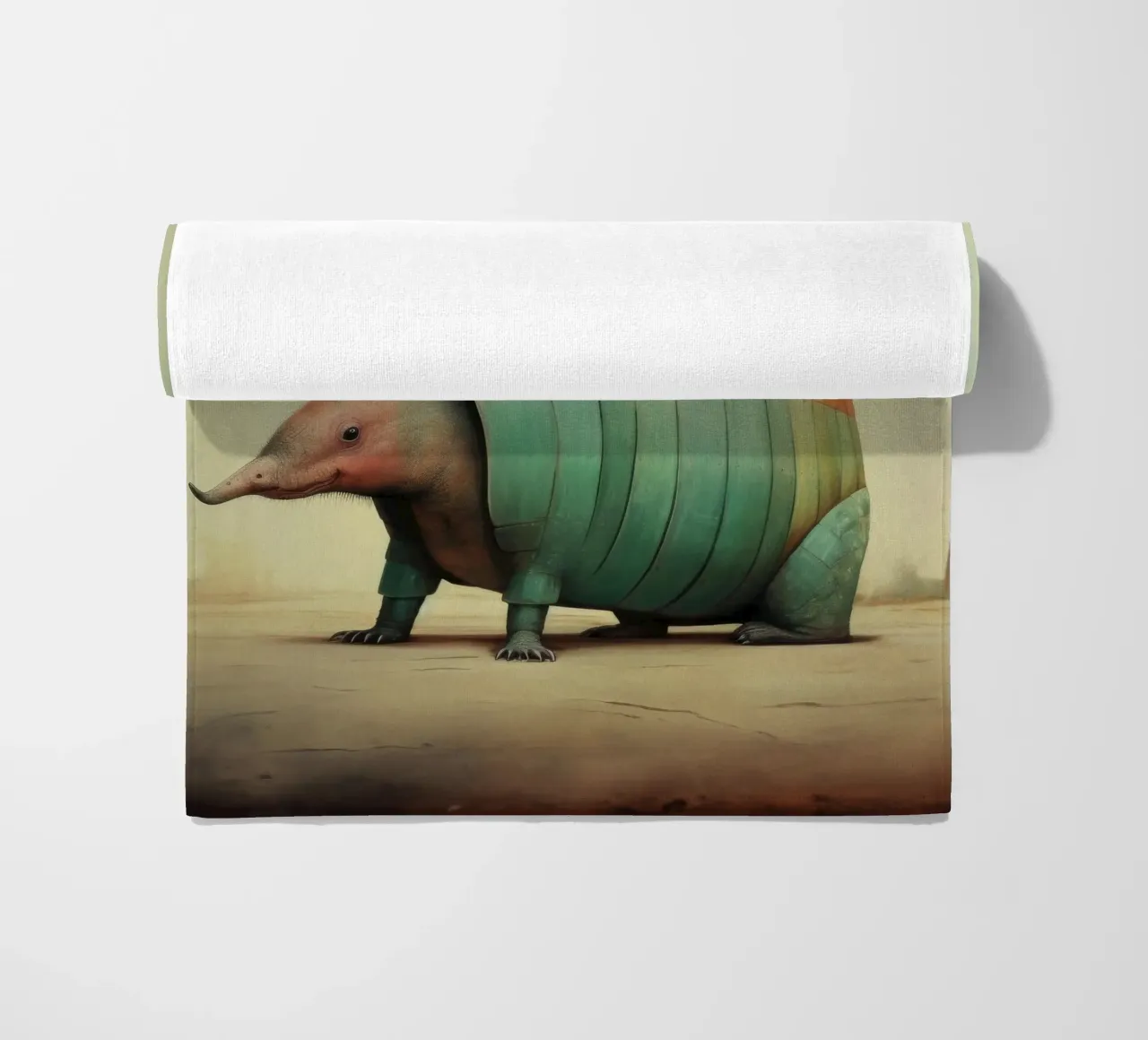 Armadillo minimale 3 telo mare da Minimal Animal Art