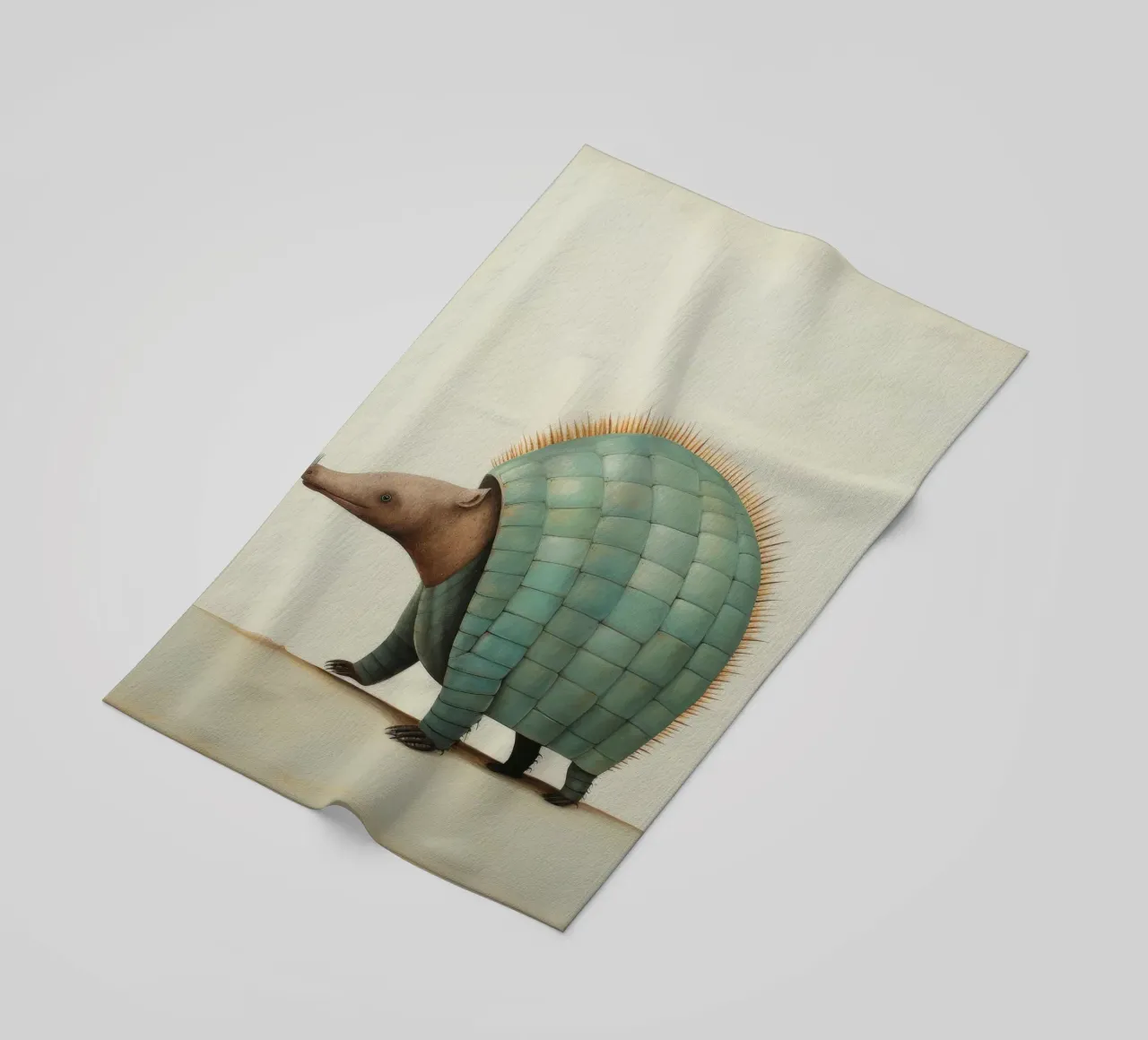 Armadillo minimo 1 telo mare da Minimal Animal Art