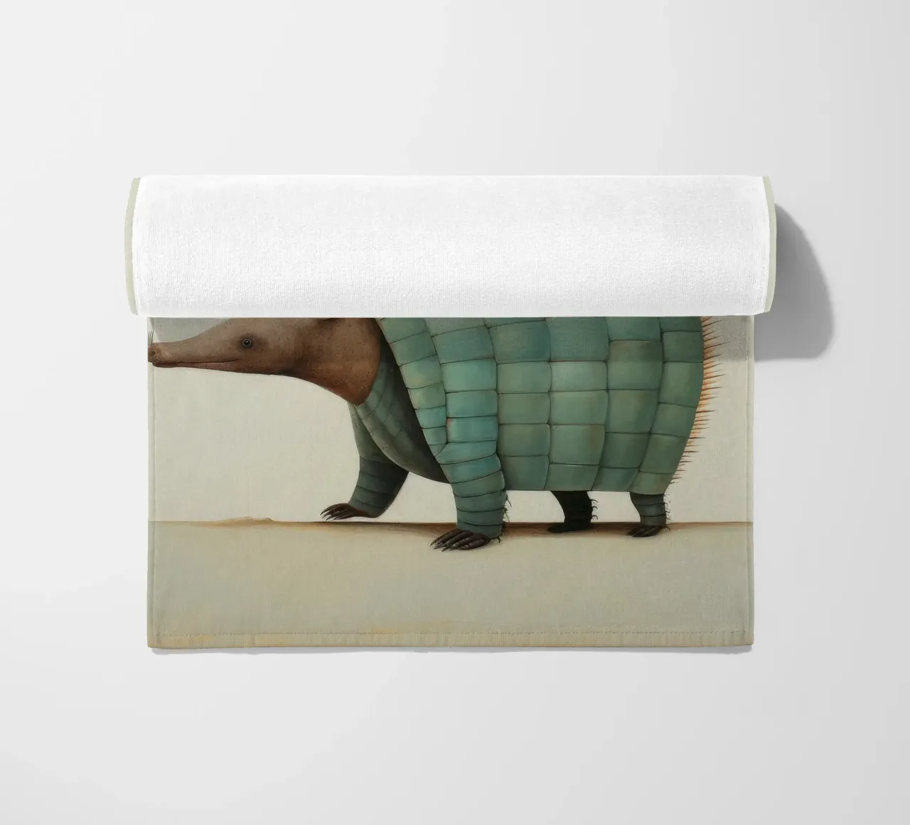 Armadillo minimo 1 telo mare da Minimal Animal Art