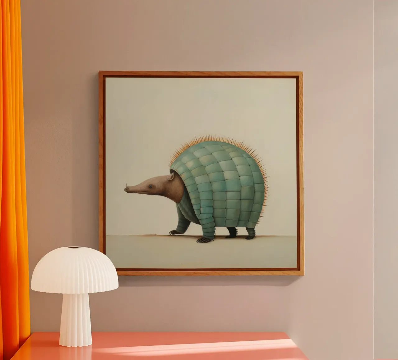 Minimo Armadillo plexiglass da Minimal Animal Art