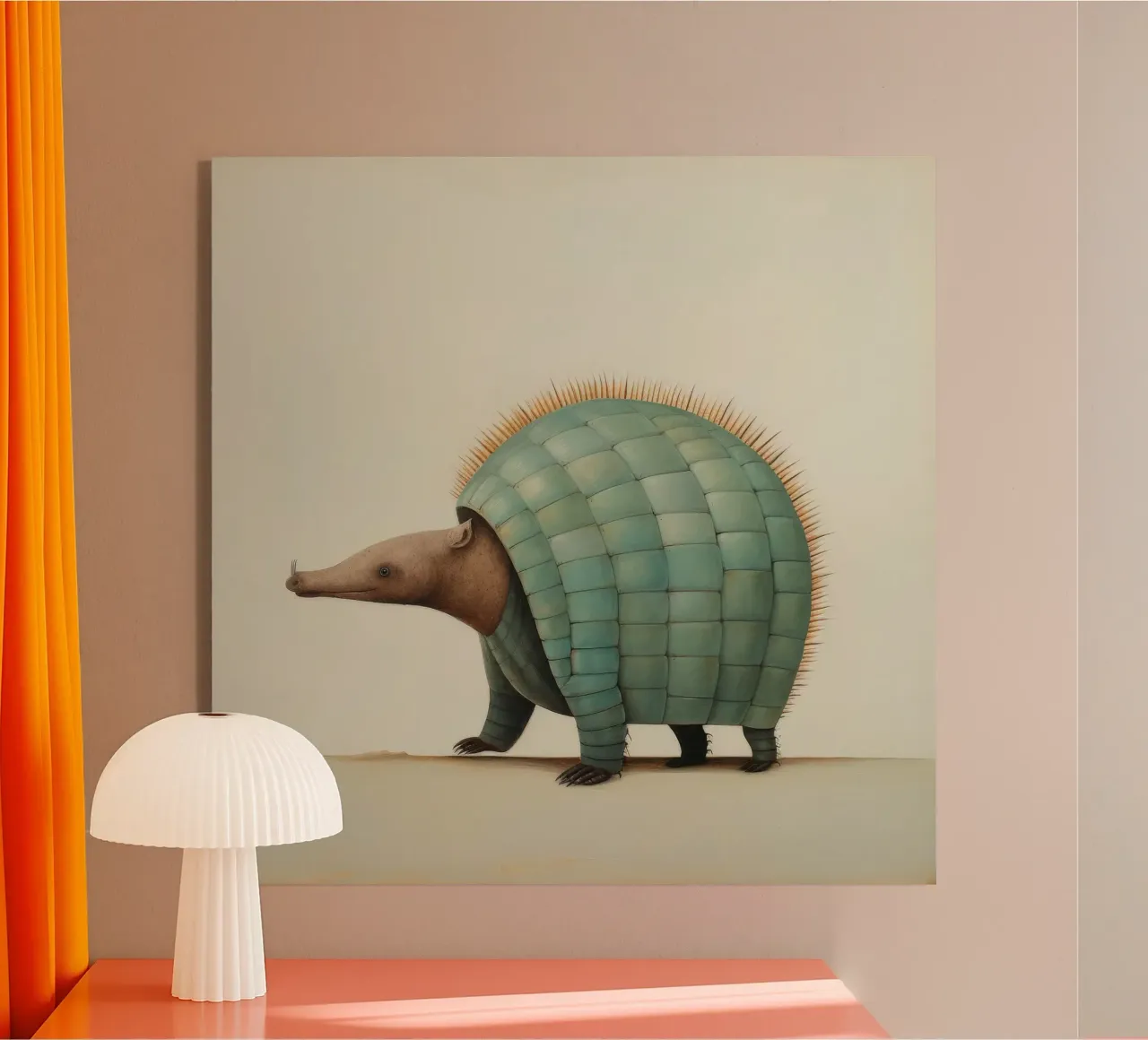 Minimo Armadillo plexiglass da Minimal Animal Art