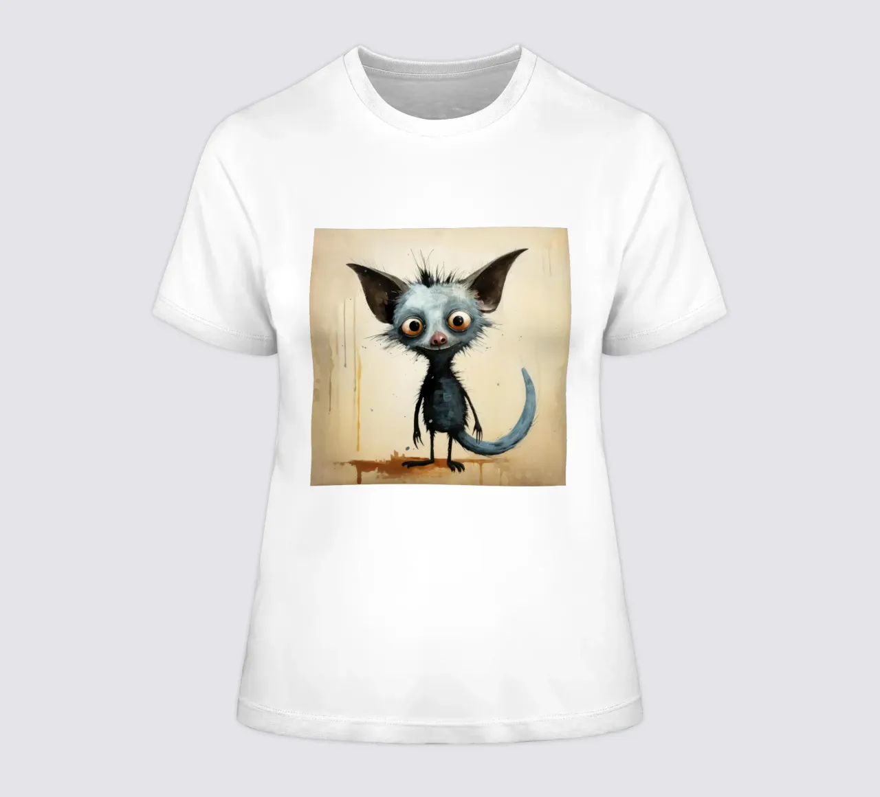 Minimal Ja Ja 2 Frauen T-Shirt von Minimal Animal Art