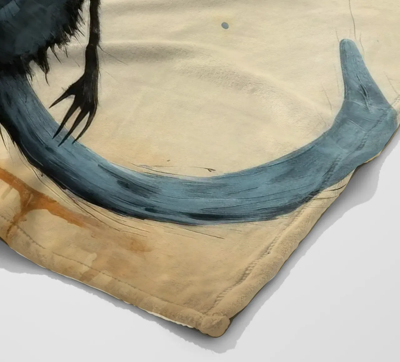Minimal Ja Ja 2 Fleecedecke von Minimal Animal Art