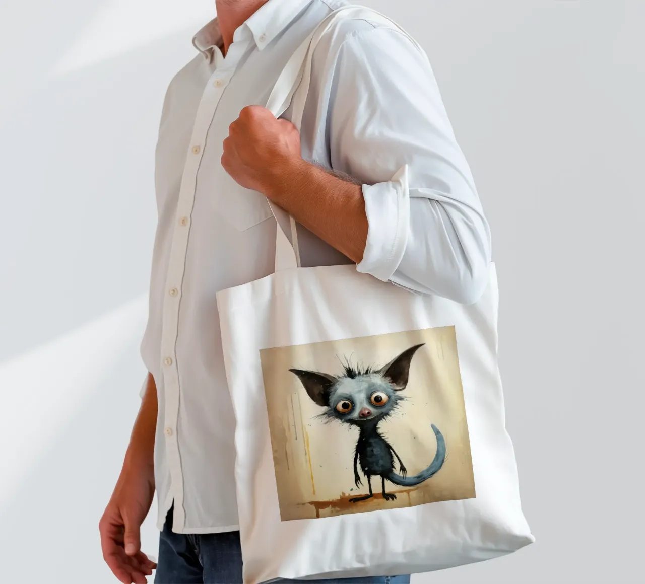 Minimal Ja Ja 2 Jutebeutel von Minimal Animal Art