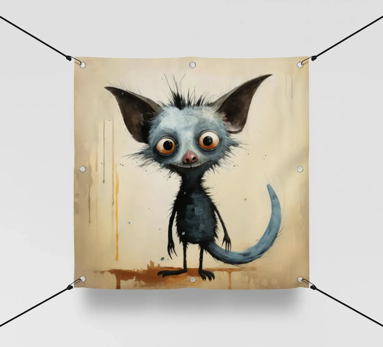 Minimo Sì Sì 2 telo in pvc da Minimal Animal Art