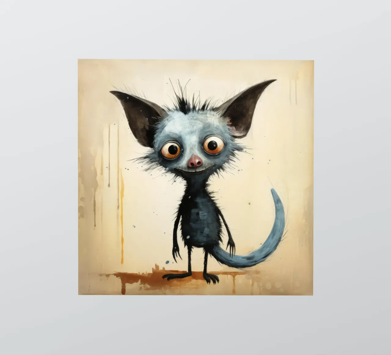 Minimal Ja Ja 2 Sticker von Minimal Animal Art