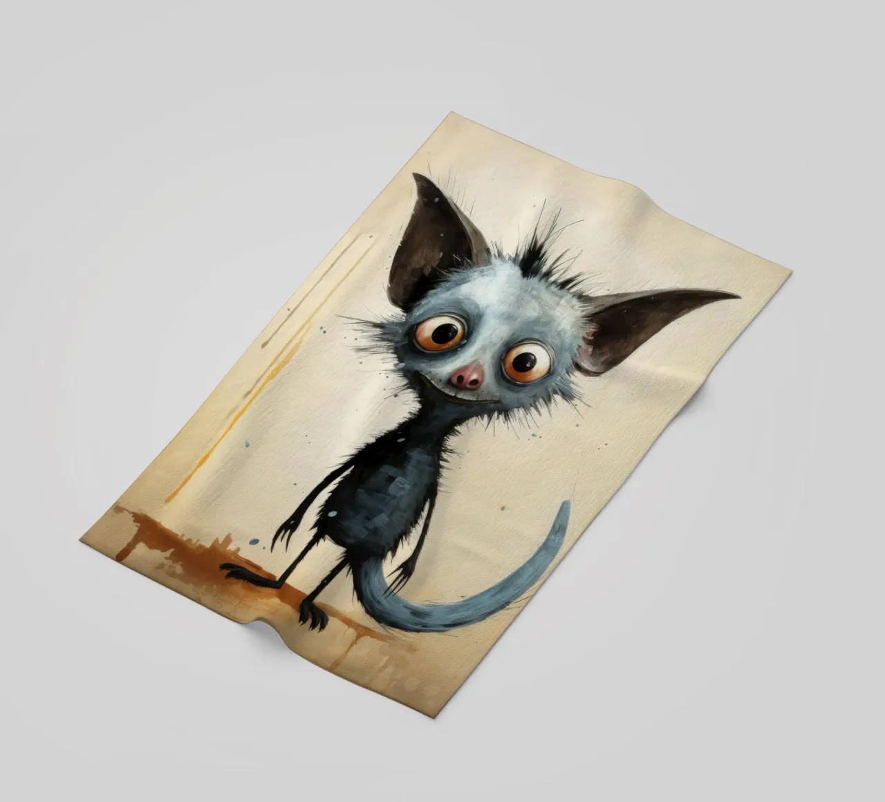 Minimal Ja Ja 2 Strandtuch von Minimal Animal Art