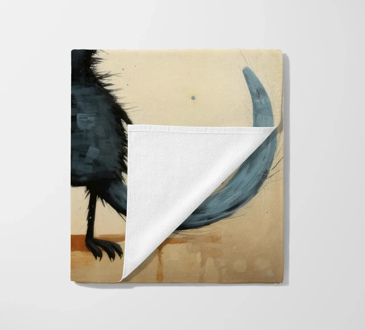 Minimal Ja Ja 2 Strandtuch von Minimal Animal Art