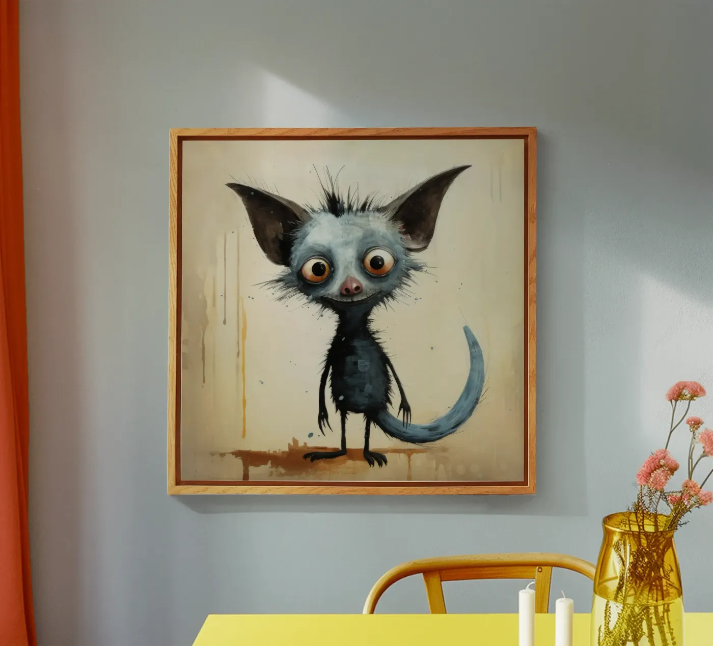 Minimum Aye aye plexiglass da Minimal Animal Art