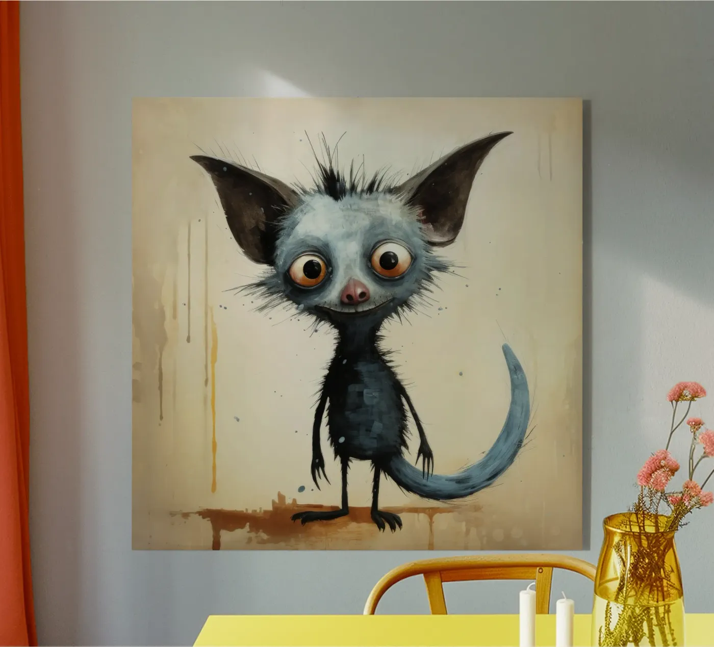 Minimum Aye aye plexiglass da Minimal Animal Art