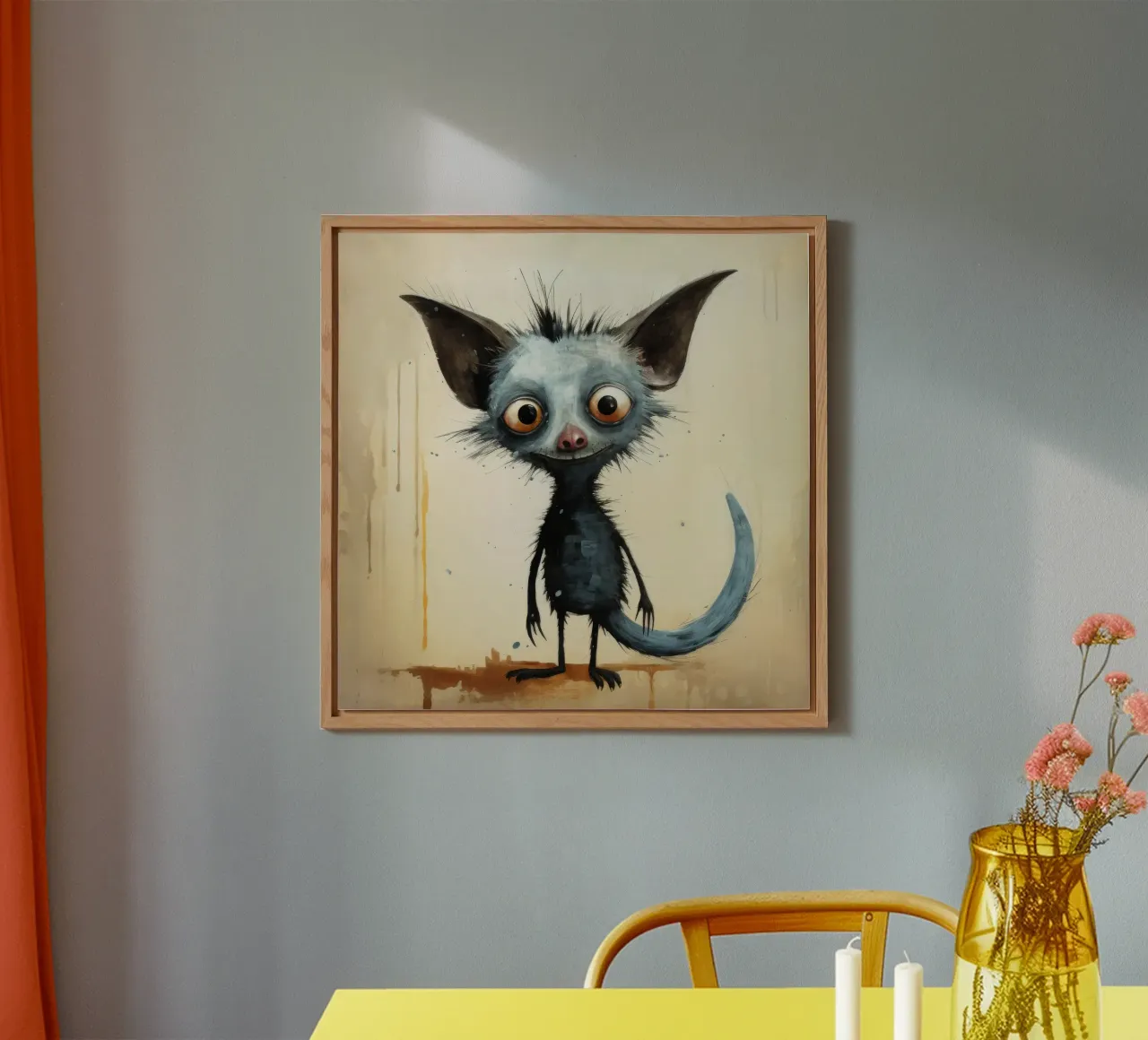 Minimal Ja Ja 2 Alu-Dibond von Minimal Animal Art