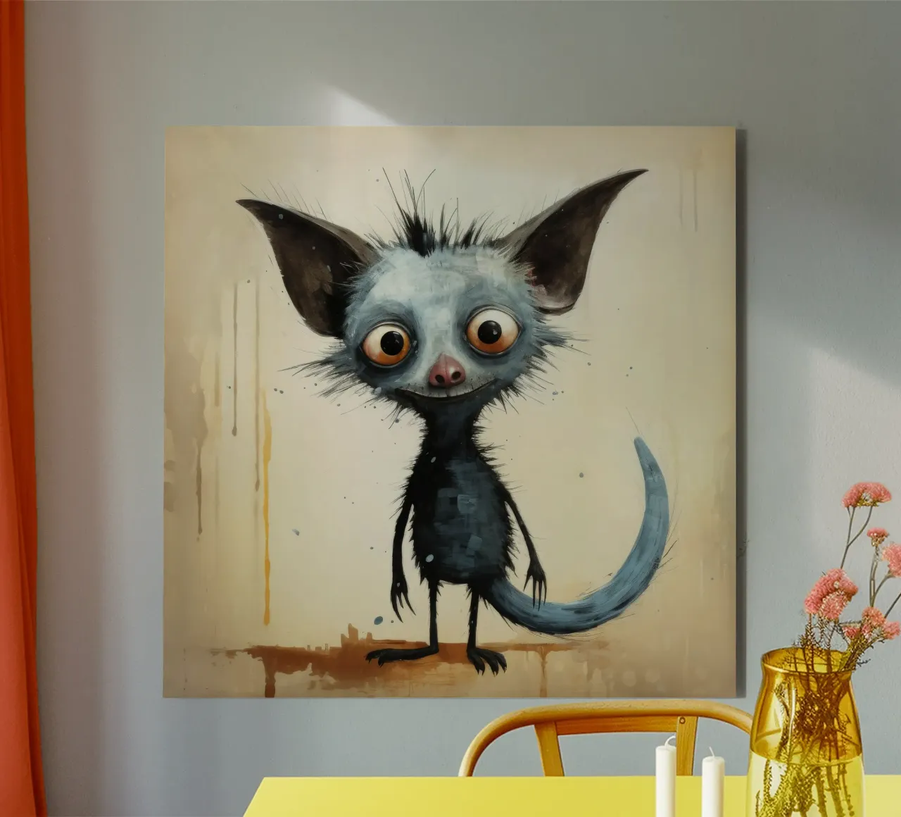 Minimal Ja Ja 2 Alu-Dibond von Minimal Animal Art