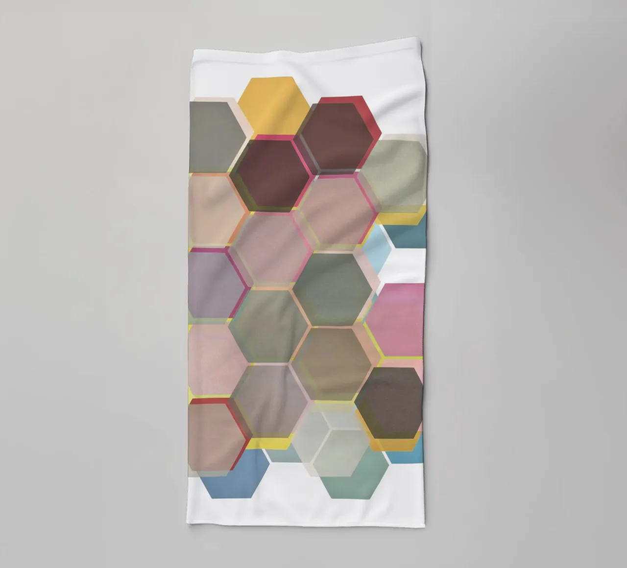 Layered Honeycomb towel by Cassia Beck Collage