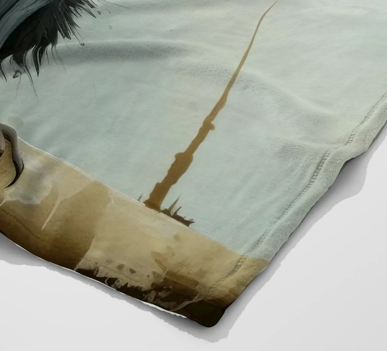 Minimal Ja Ja 3 Fleecedecke von Minimal Animal Art