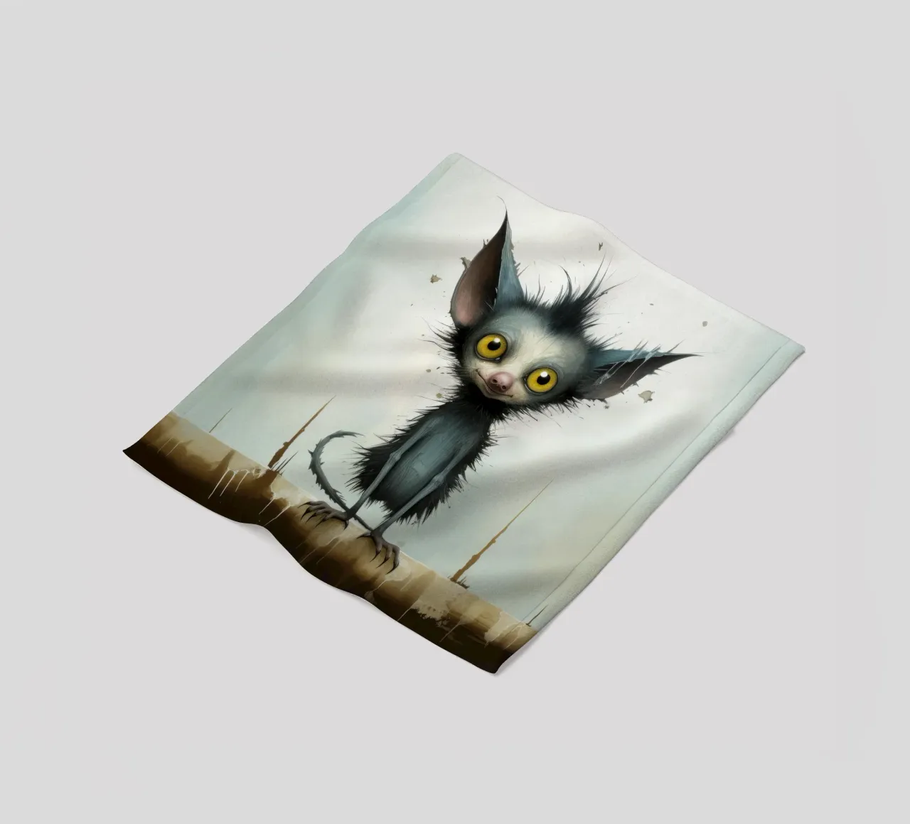 Minimal Ja Ja 3 Fleecedecke von Minimal Animal Art