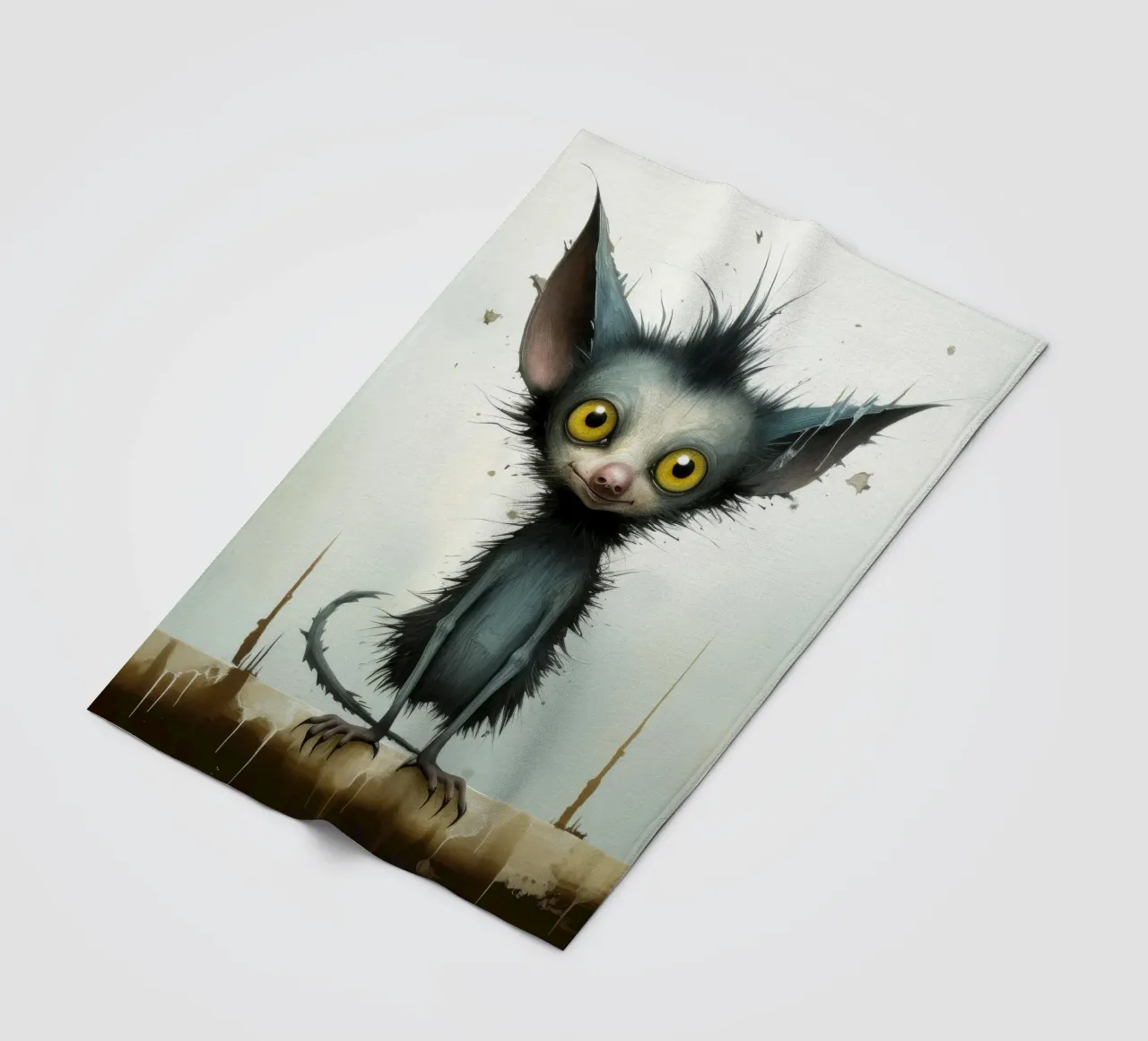 Minimal Ja Ja 3 Fleecedecke von Minimal Animal Art