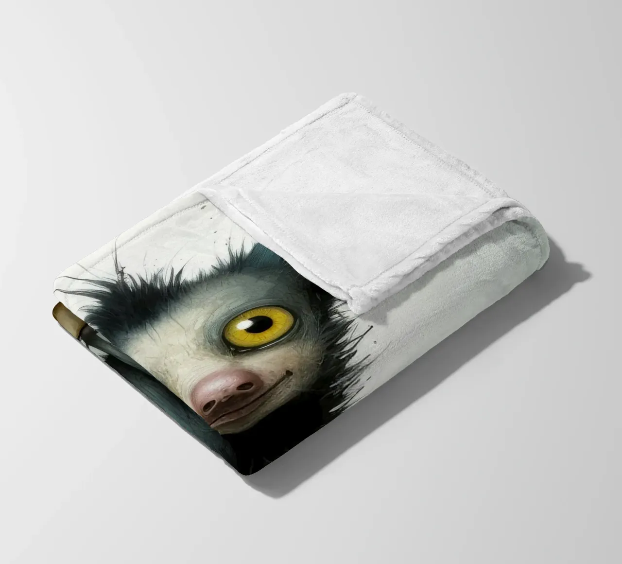 Minimal Ja Ja 3 Fleecedecke von Minimal Animal Art