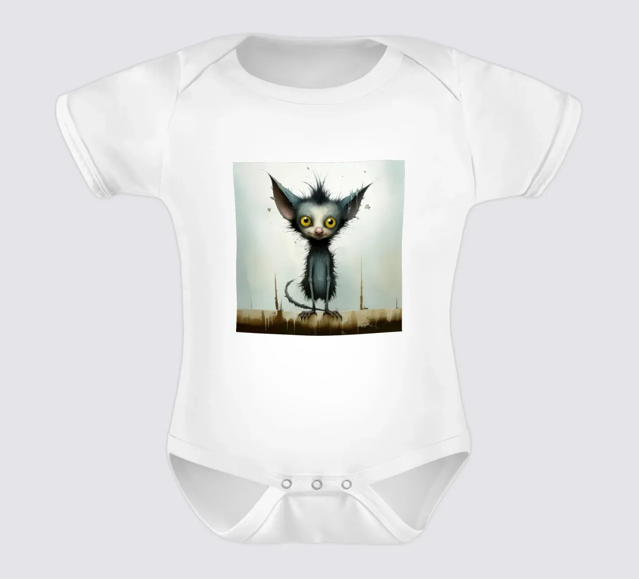 Minimal Ja Ja 3 Kurzarm Babybody von Minimal Animal Art