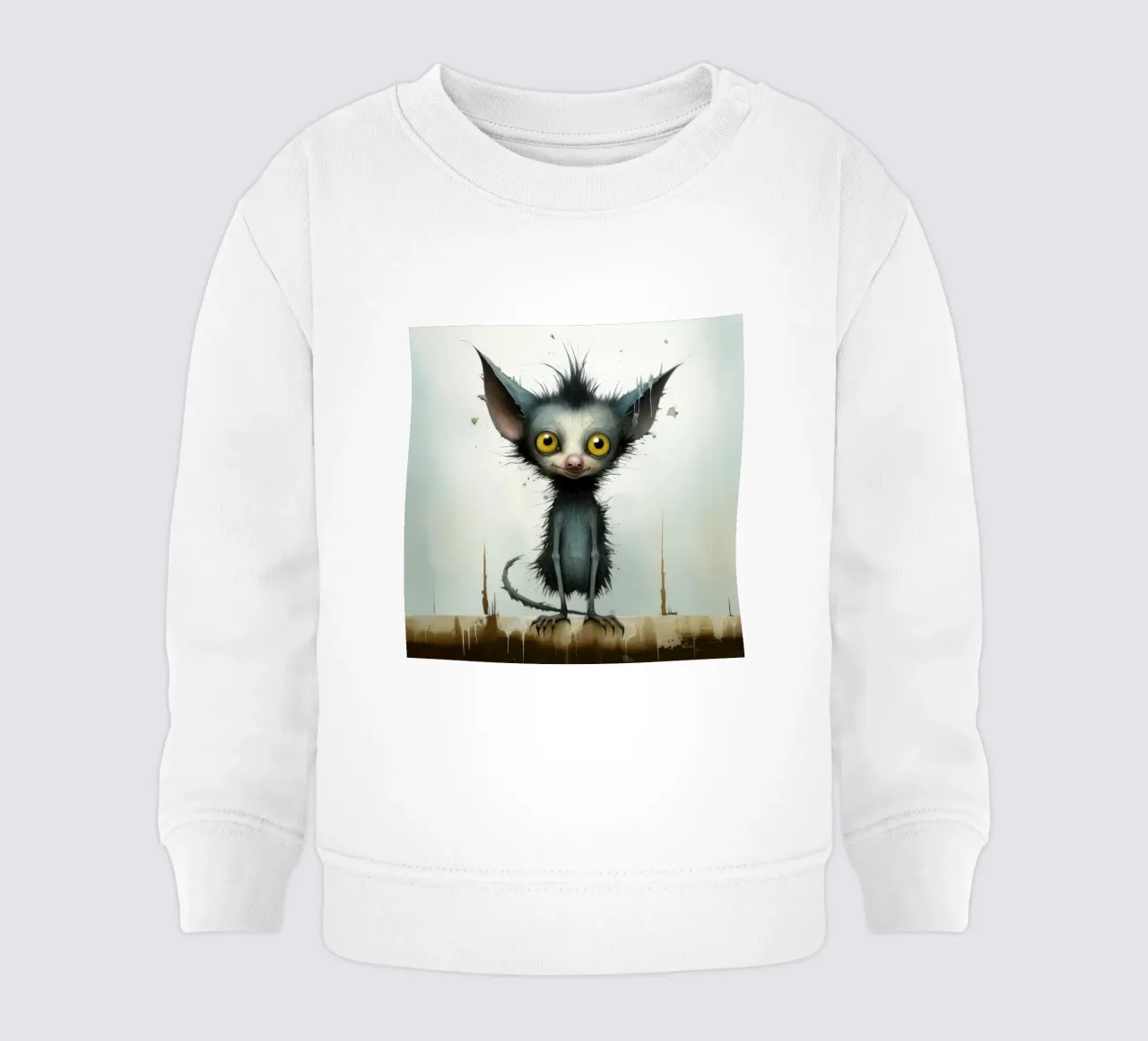 Minimo Sì Sì 3 felpa neonato da Minimal Animal Art