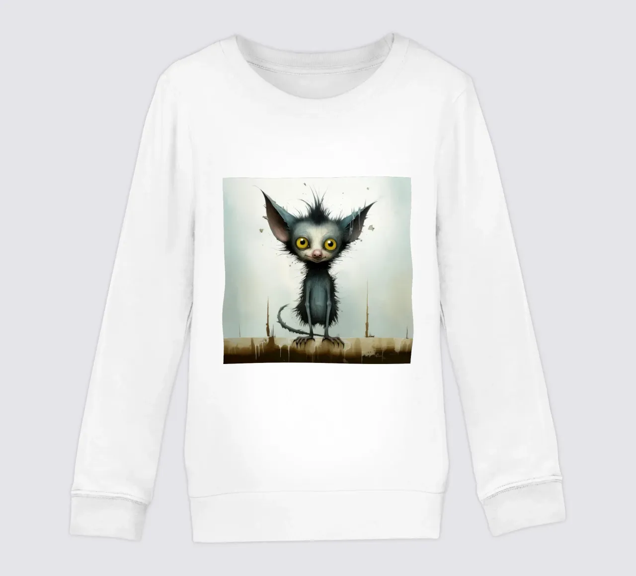 Minimo Sì Sì 3 felpa bambino da Minimal Animal Art