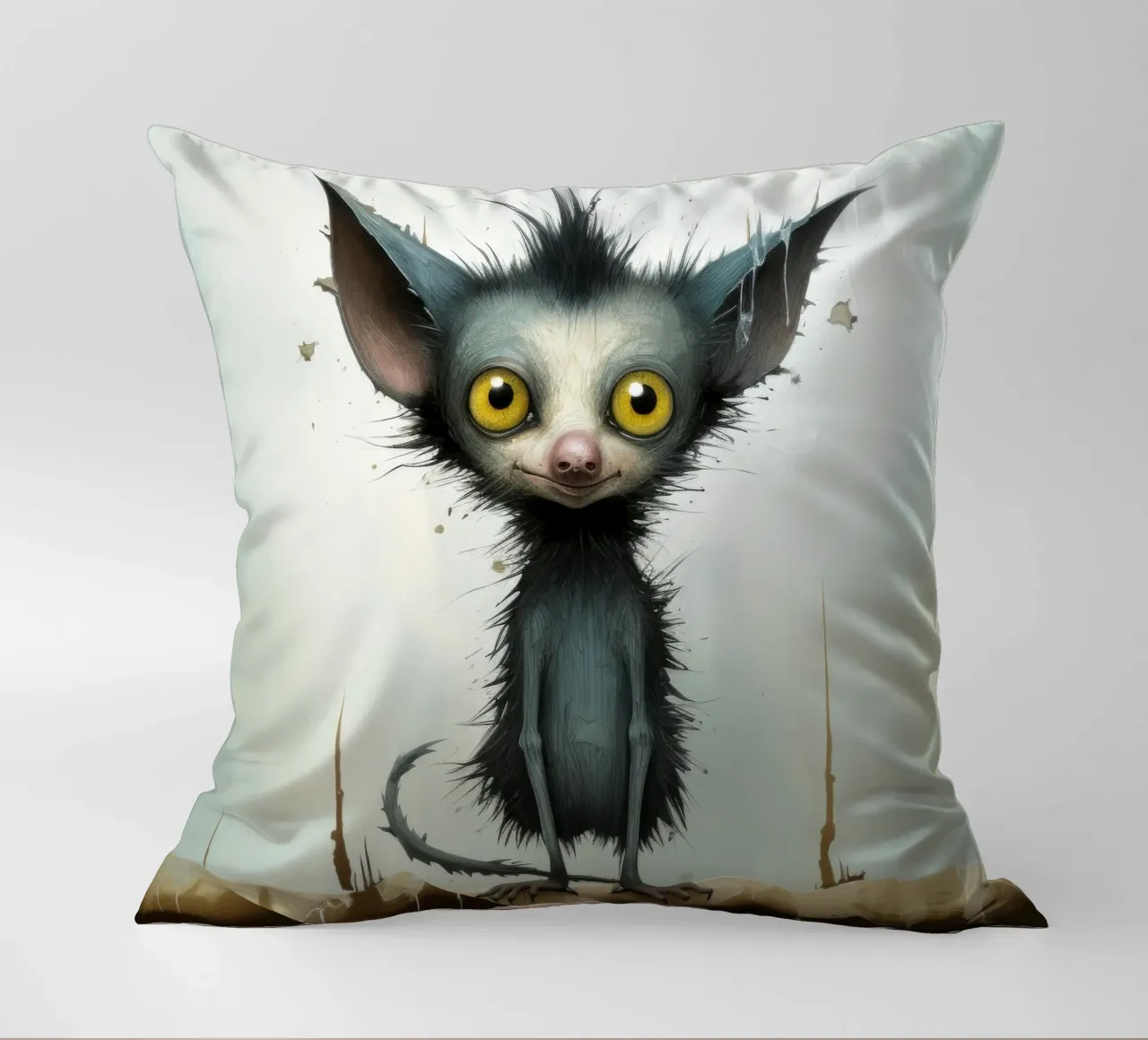 Minimal Ja Ja 3 Kissen von Minimal Animal Art